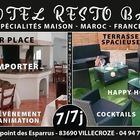 Human Restaurant Park Hotel Villecroze